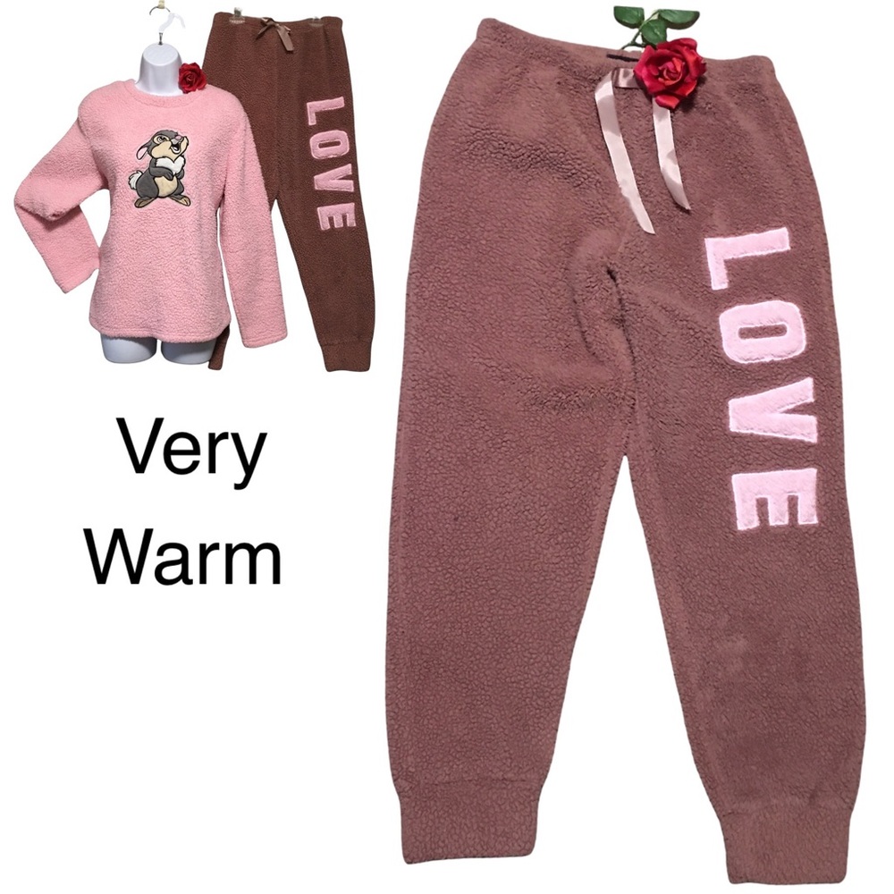 Lounge Pants serpa WEEKENDING Med LOVE EUC